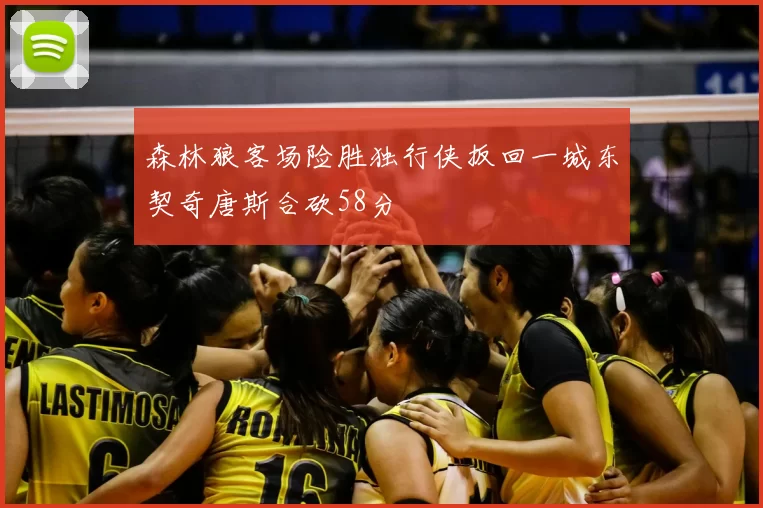 森林狼客场险胜独行侠扳回一城东契奇唐斯合砍58分