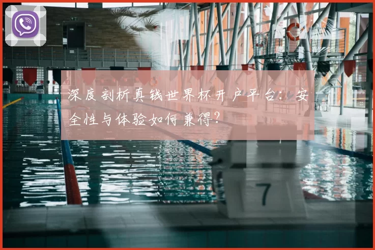 深度剖析真钱世界杯开户平台：安全性与体验如何兼得？