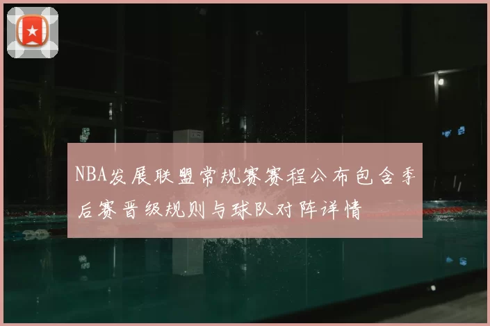NBA发展联盟常规赛赛程公布包含季后赛晋级规则与球队对阵详情